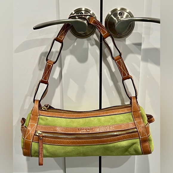 Kate Spade Vintage Suede Leather Shoulder Bag Shoulder Bags